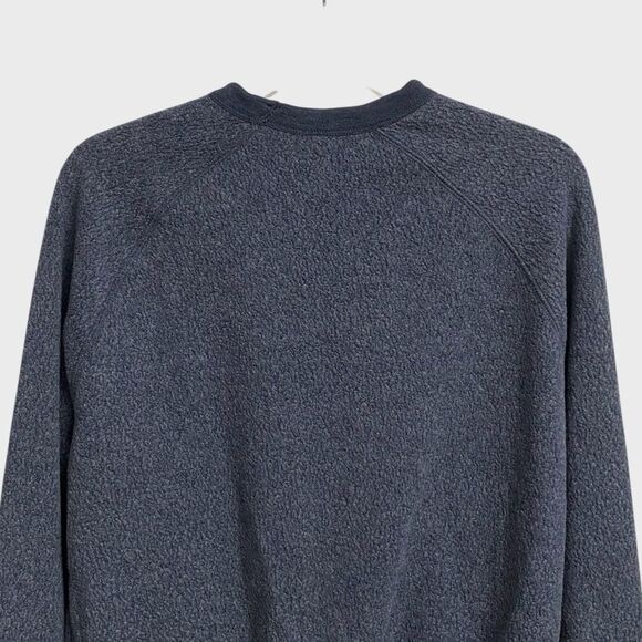 Alternative Apparel Triblend Eco-Fleece Sweatshirt Women's Size L Navy Crewneck - Picture 11 of 16